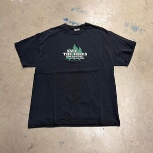 vintage 90s save the trees tee‎